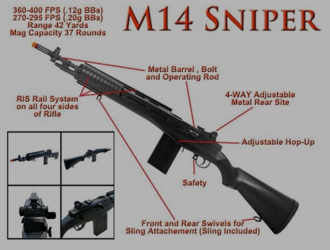 M14 Sniper Airsoft Rifle